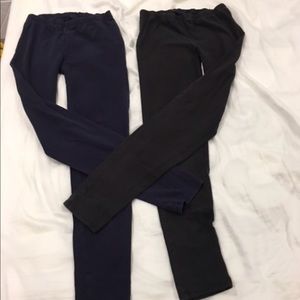 CLEARANCE TWO Gap leggings black and dark blue